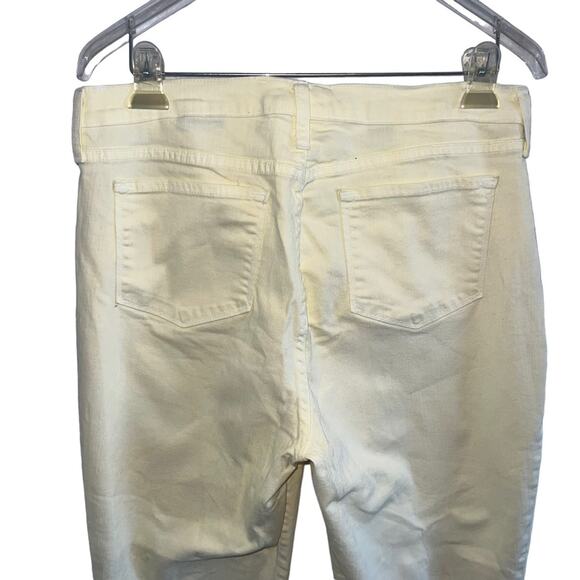 NYDJ Stretch High Rise Denim Bootcut Jeans Yellow 14 - Picture 5 of 10